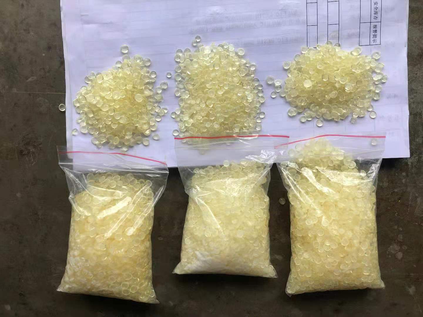 Rosin Titik Lembut Tinggi Untuk Cat Jalan Termoplastik